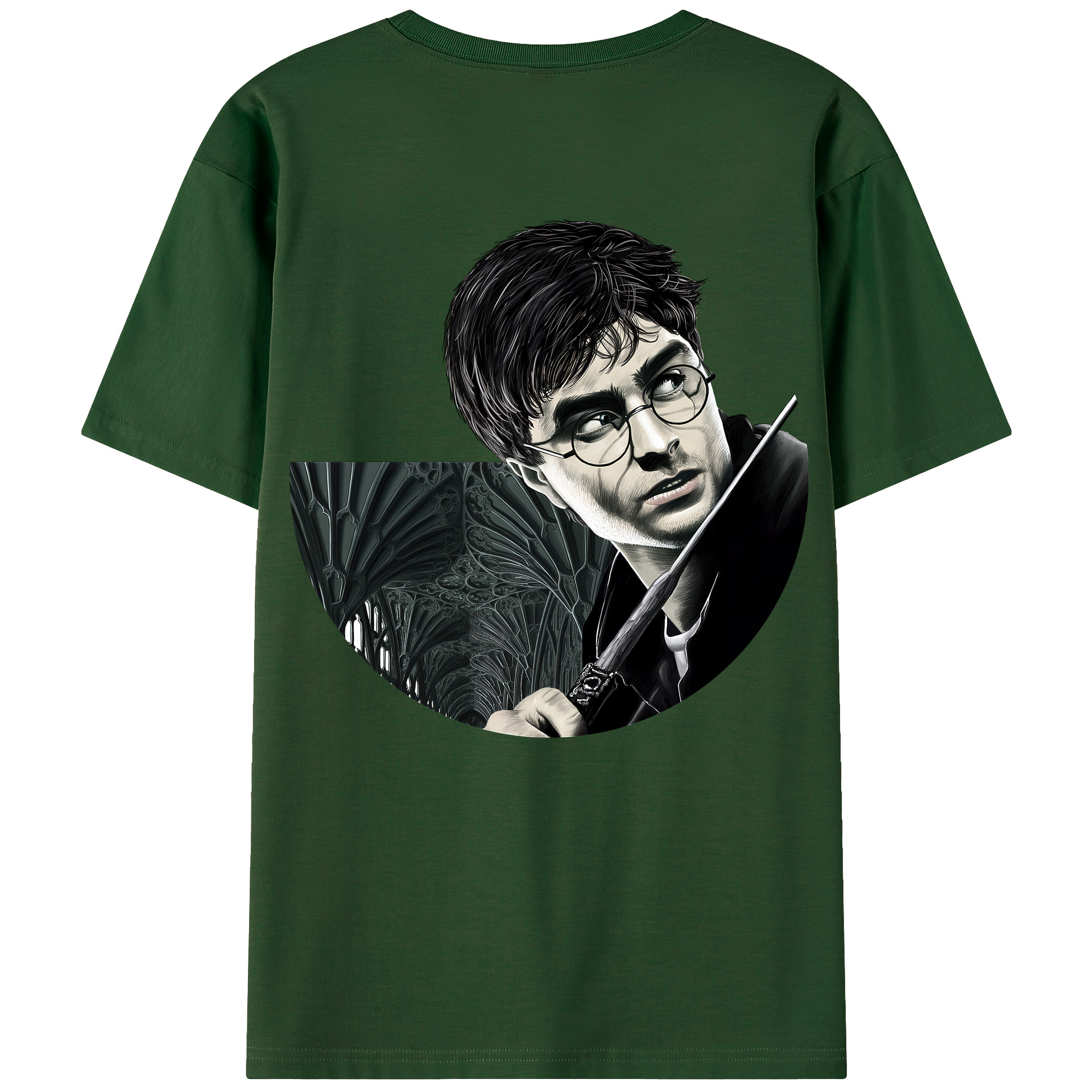 （画像用） Harry Potter ハリー・ポッターシリーズ 綿100％半袖Tシャツ（背面プリント）